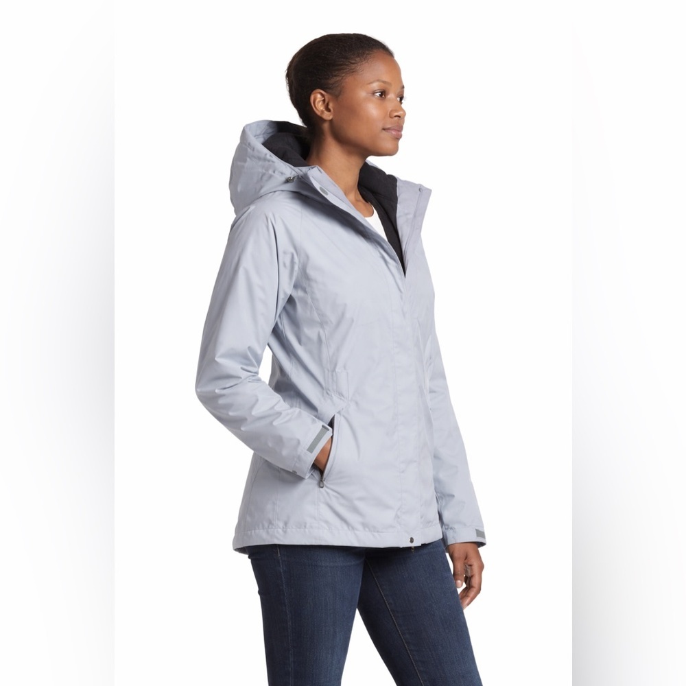 North Face Women's Boundary Triclimate waterproof Hyvent Jacket Medium in Grey - Picture 4 of 16